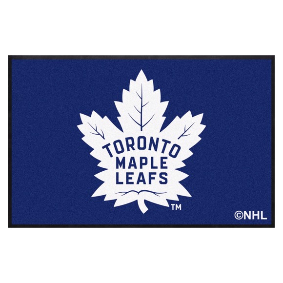 Picture of Toronto Maple Leafs 4X6 High-Traffic Mat with Durable Rubber Backing