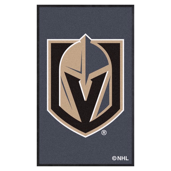 Picture of Vegas Golden Knights 3X5 High-Traffic Mat with Durable Rubber Backing