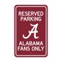Picture of Alabama Crimson Tide Team Color Reserved Parking Sign Décor 18in. X 11.5in. Lightweight