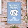 Picture of North Carolina Tar Heels Parking Sign