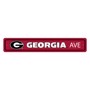 Picture of Georgia Bulldogs Team Color Street Sign Décor 4in. X 24in. Lightweight