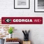 Picture of Georgia Bulldogs Team Color Street Sign Décor 4in. X 24in. Lightweight