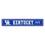 Picture of Kentucky Wildcats Team Color Street Sign Décor 4in. X 24in. Lightweight