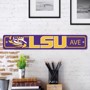 Picture of LSU Tigers Team Color Street Sign Décor 4in. X 24in. Lightweight