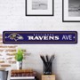 Picture of Baltimore Ravens Team Color Street Sign Décor 4in. X 24in. Lightweight