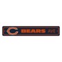 Picture of Chicago Bears Team Color Street Sign Décor 4in. X 24in. Lightweight