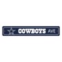 Picture of Dallas Cowboys Team Color Street Sign Décor 4in. X 24in. Lightweight