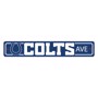 Picture of Indianapolis Colts Team Color Street Sign Décor 4in. X 24in. Lightweight