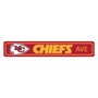 Picture of Kansas City Chiefs Team Color Street Sign Décor 4in. X 24in. Lightweight