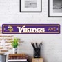 Picture of Minnesota Vikings Team Color Street Sign Décor 4in. X 24in. Lightweight