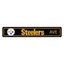 Picture of Pittsburgh Steelers Team Color Street Sign Décor 4in. X 24in. Lightweight