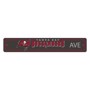Picture of Tampa Bay Buccaneers Team Color Street Sign Décor 4in. X 24in. Lightweight