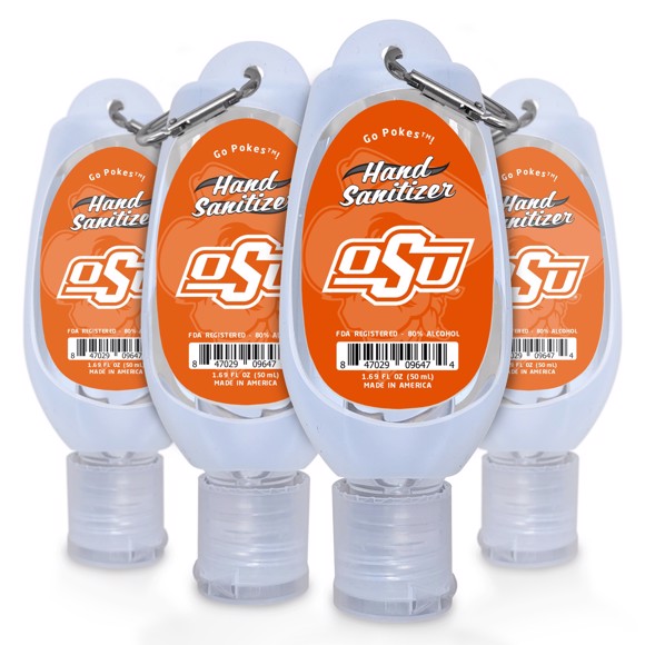 Picture of Oklahoma State Cowboys 1.69 Travel Keychain Sanitizer