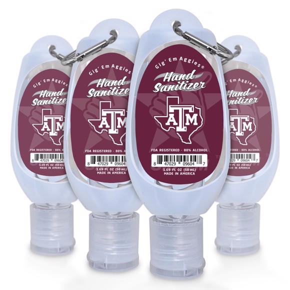 Picture of Texas A&M 1.69 oz. Keychain Sanitizer