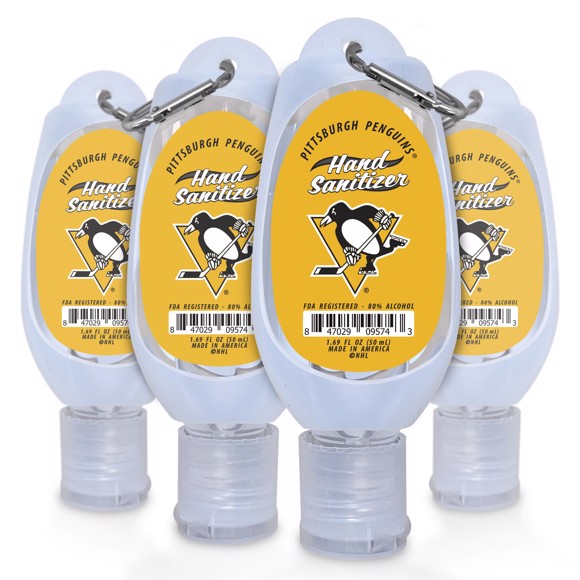 Picture of Pittsburgh Penguins 1.69 Travel Keychain Sanitizer