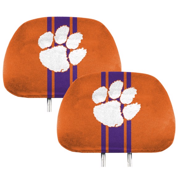 Picture of Clemson Tigers Printed Headrest Cover