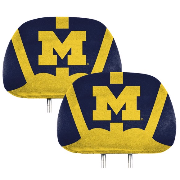 Picture of Michigan Wolverines Printed Headrest Cover