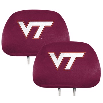 Picture of Virginia Tech Hokies Printed Headrest Cover