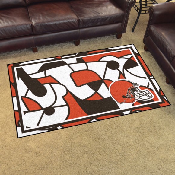Picture of Cleveland Browns 4x6 Plush Rug