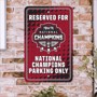 Picture of Georgia Bulldogs 2021-22 National Champions Team Color Reserved Parking Sign Décor