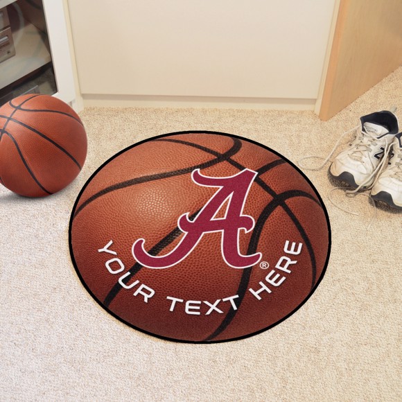 Picture of Alabama Personalized Basketball Mat