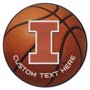 Picture of Illinois Personalized Basketball Mat