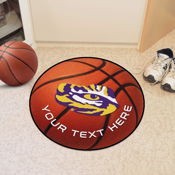 Picture of LSU Personalized Basketball Mat