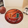 Picture of Miami Personalized Basketball Mat