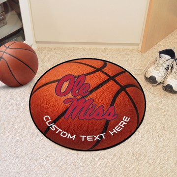 Picture of Ole Miss Personalized Basketball Mat