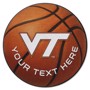 Picture of Virginia Tech Personalized Basketball Mat