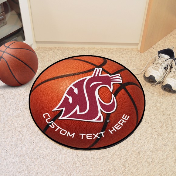 Picture of Washington State Personalized Basketball Mat