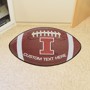 Picture of Illinois Personalized Football Mat