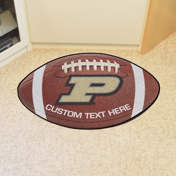 Picture of Purdue Personalized Football Mat