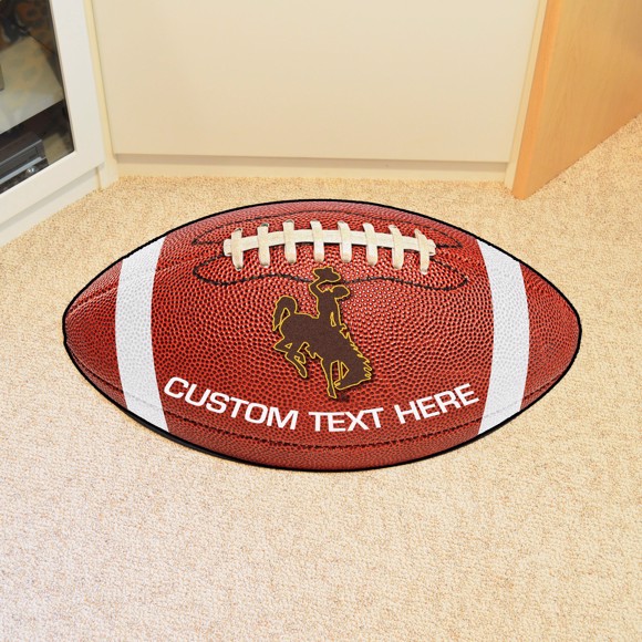 Picture of Wyoming Personalized Football Mat