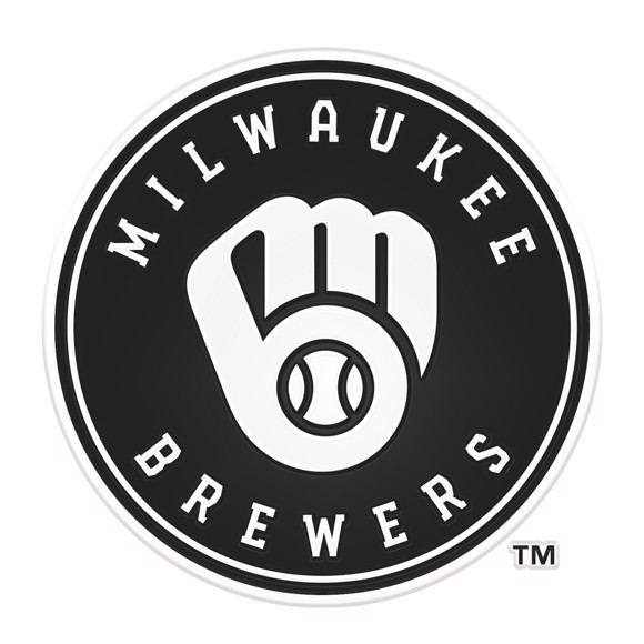 Picture of Milwaukee Brewers Molded Chrome Emblem