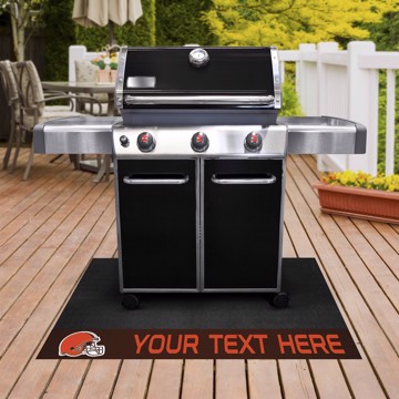 Picture of Cleveland Browns Personalized Grill Mat