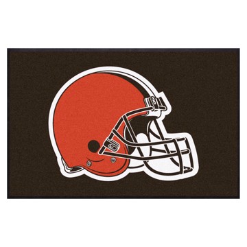 Picture of Cleveland Browns 4X6 High-Traffic Mat with Durable Rubber Backing