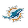 Picture of Miami Dolphins Embossed Color Emblem