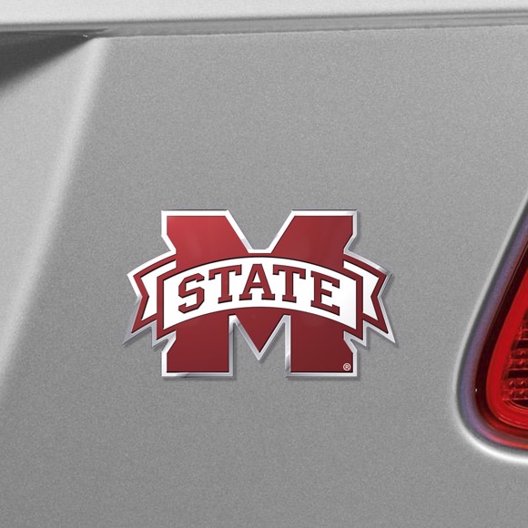 Picture of Mississippi State Bulldogs Embossed Color Emblem