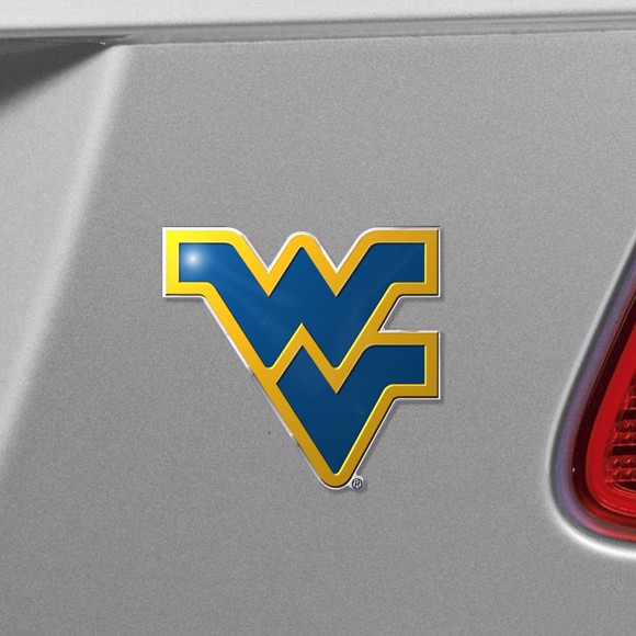 Picture of West Virginia Mountaineers Embossed Color Emblem