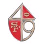 Picture of San Francisco 49ers Embossed Color Emblem 2