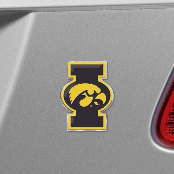 Picture of Iowa Hawkeyes Embossed Color Emblem2