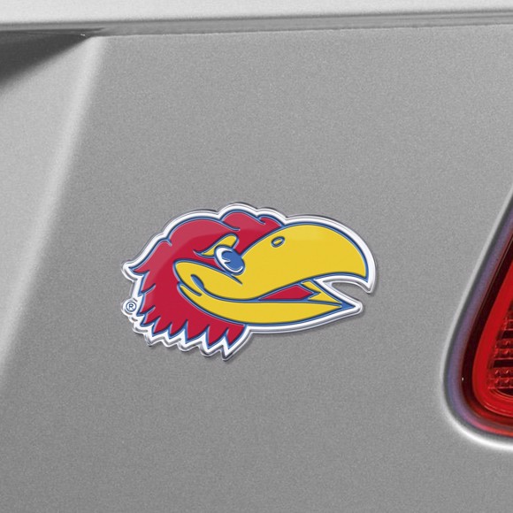 Picture of Kansas Jayhawks Embossed Color Emblem2