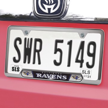 Picture of Baltimore Ravens Embossed License Plate Frame