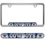 Picture of Dallas Cowboys Embossed License Plate Frame