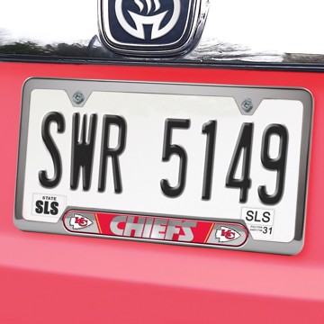 Picture of Kansas City Chiefs Embossed License Plate Frame
