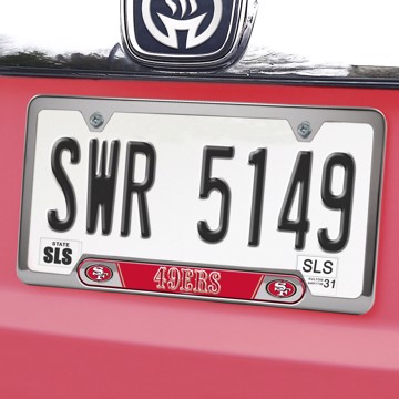 Picture of NFL - San Francisco 49ers Embossed License Plate Frame