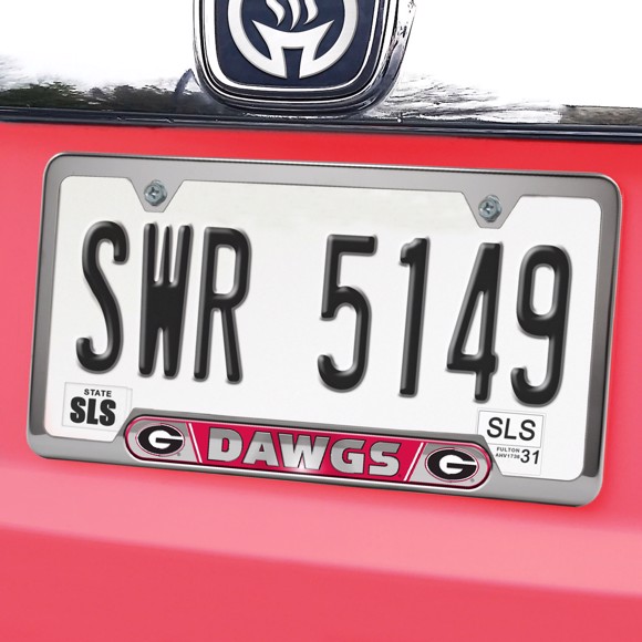 Picture of Georgia Bulldogs Embossed License Plate Frame