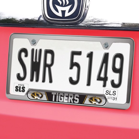 Picture of Missouri Tigers Embossed License Plate Frame