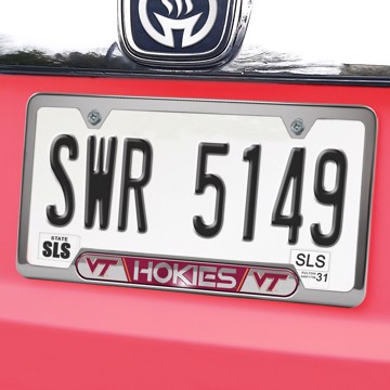 Picture of Virginia Tech Embossed License Plate Frame